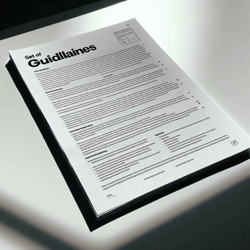 Guidelines , photo